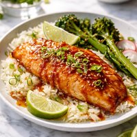Ginger Miso Glazed Tilapia