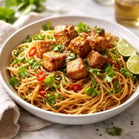 Ginger Noodles with Tofu