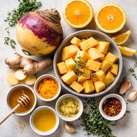 Ginger Orange Rutabaga Yellow Turnip or Swede