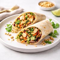 Ginger Peanut Chicken Salad Wraps Cooking Light