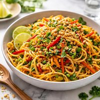 Ginger Peanut Pasta Salad