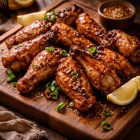 Ginger Ribs or Chicken Legs Wings