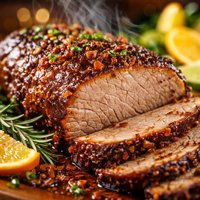 Ginger Rum Pork Roast