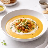 Ginger Scented Apple Squash Soup
