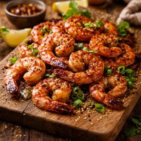 Ginger Sesame Grilled Shrimp