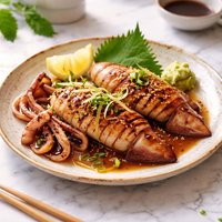 Ginger Squid Japanese Style Ika Shoga Yaki