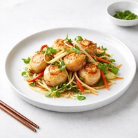 Ginger Stir Fried Scallops