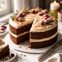 Gingerbread Cake with Stout Buttercream