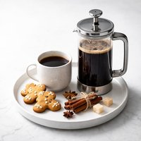 Gingerbread Coffee Press Pot