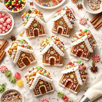 Gingerbread House Mini Gingerbread Houses