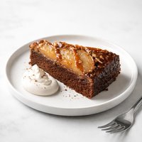 Gingerbread Pear Upside Down Cake
