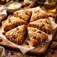 Gingerbread Raisin Scones
