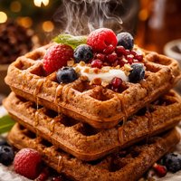 Gingerbread Waffles Healthy Low Fat