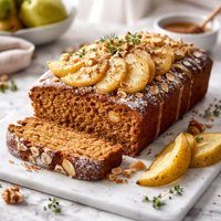 Gingerbread with Pears Low Fat Low Calorie