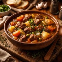 Gingered Beef Vegetable Stew