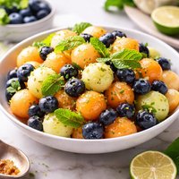 Gingered Blueberry Melon Toss