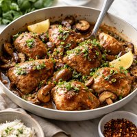 Gingered Chicken and Mushrooms