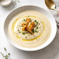 Gingered Parsnip Leek Soup