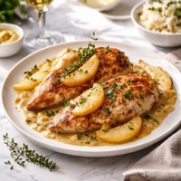 Gingered Pear Chicken Dijon