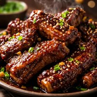 Gingered Spareribs with Brown Sugar and Soy