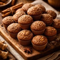 Gingersnap Mini Muffins