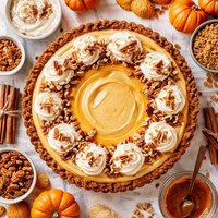 Gingersnap Pumpkin Cream Tart