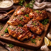 Gingery Maple Glazed Chicken