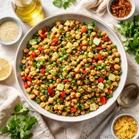 Gingery Marinated Chickpeas