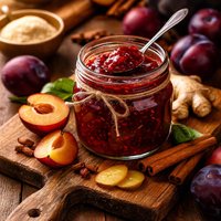 Gingery Plum Jam