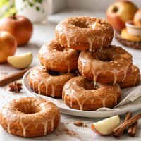 Glazed Apple Cider Doughnuts