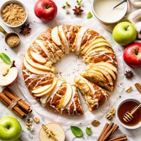 Glazed Apple Cinnamon Ring