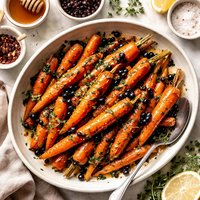Glazed Baby Carrots with Currants
