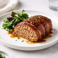Glazed Bacon Meatloaf