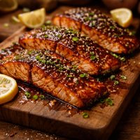 Glazed Broiled Salmon