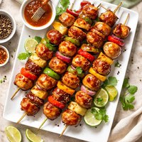 Glazed Chicken Kabobs