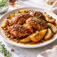 Glazed Chicken Pears