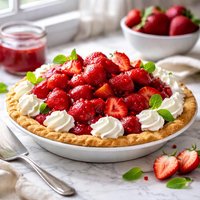 Glazed Fresh Strawberry Pie