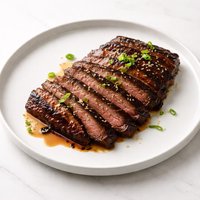 Glazed Grilled Flank Steak