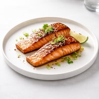 Glazed Grilled Salmon Fillets