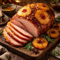 Glazed Ham with Pineapple