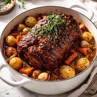 Glazed Lamb Pot Roast