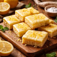 Glazed Lemon Bars Low Fat