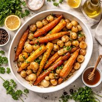 Glazed Onions and Carrots