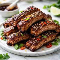 Glazed Pork Spareribs