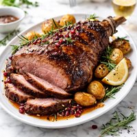Glazed Roast Lamb