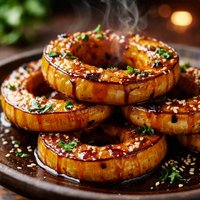 Glazed Squash Rings