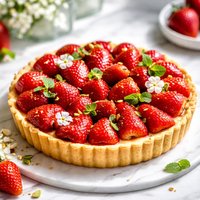 Glazed Strawberry Tart