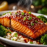 Glazed Teriyaki Salmon