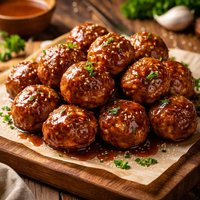 Glazed Turkey Meatballs