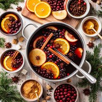 Gluehwein German Hot Wine Punch